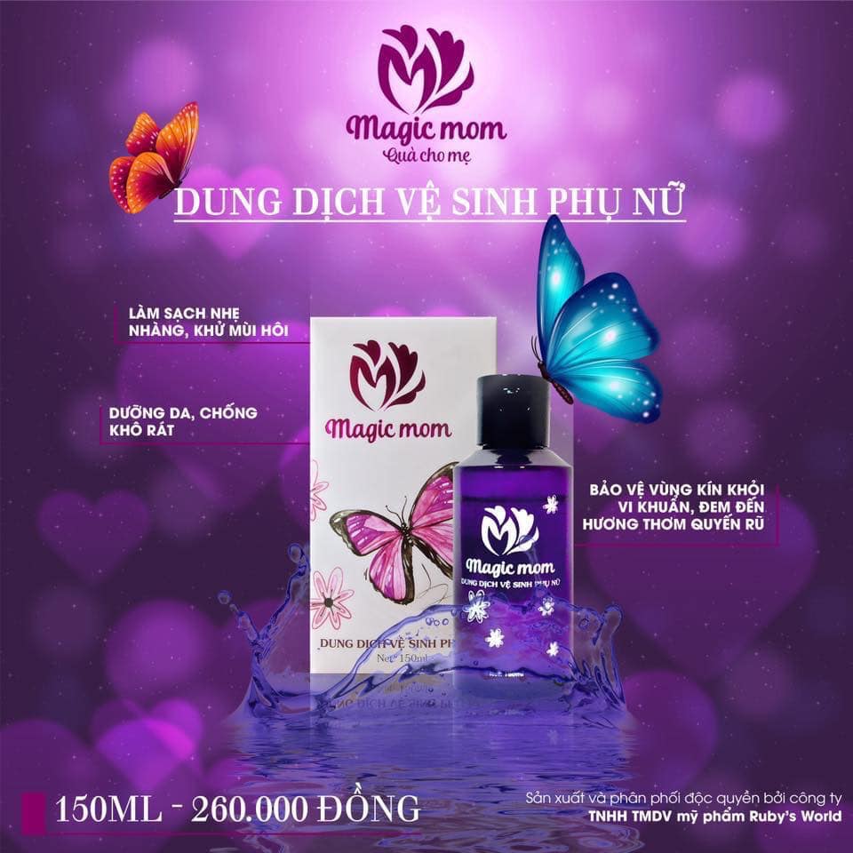 Dung dịch vệ sinh phụ nữ Magicmom chai 150ml