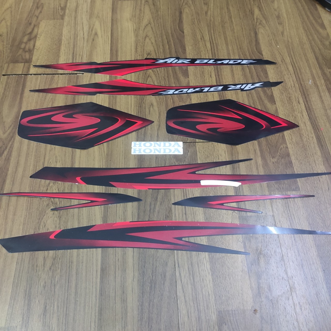 Bộ tem dán full xe air blade thái 2011