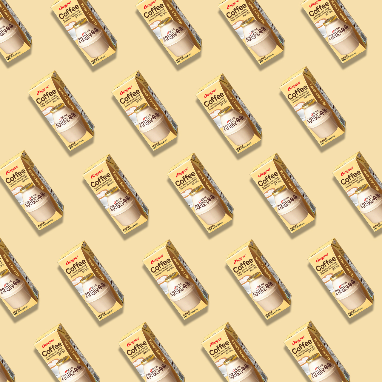 Lốc Sữa Cà Phê Hàn Quốc Binggrae Coffee Milk (200ml x 6 hộp)