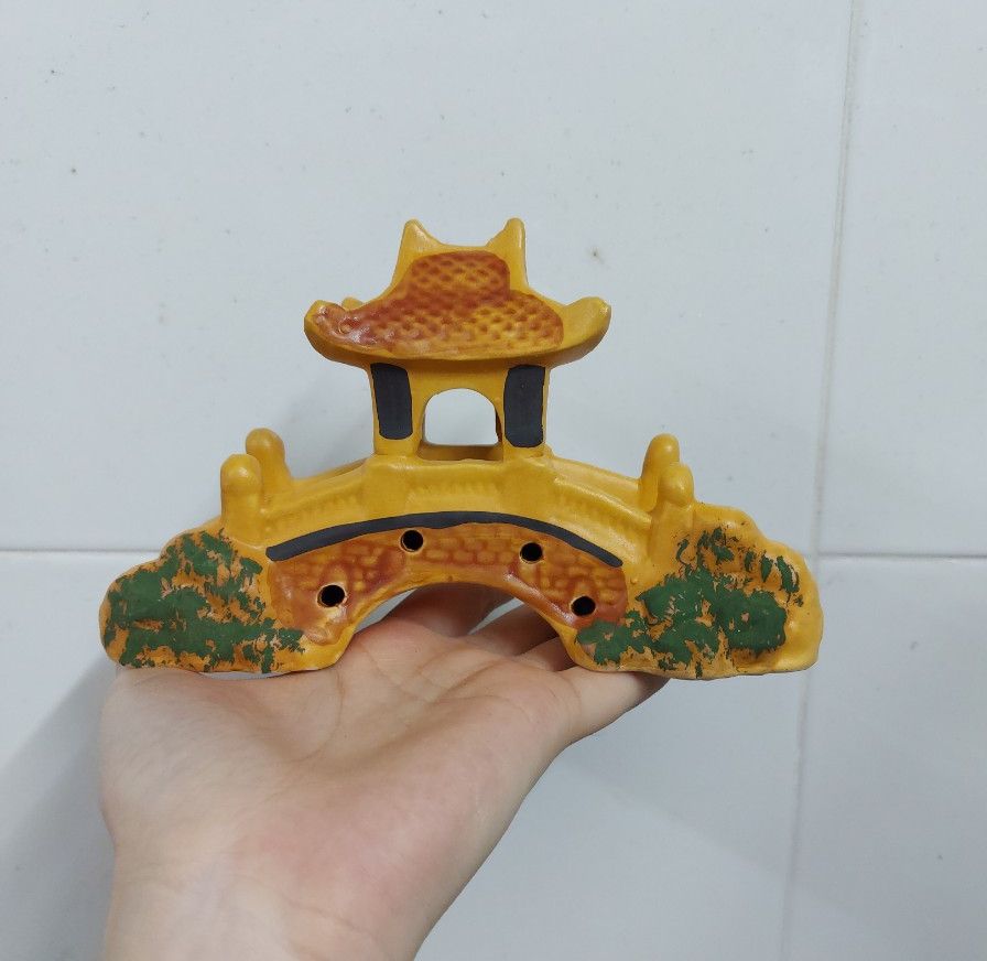 Phụ kiện trang trí bể cá: mẫu Cầu kiều