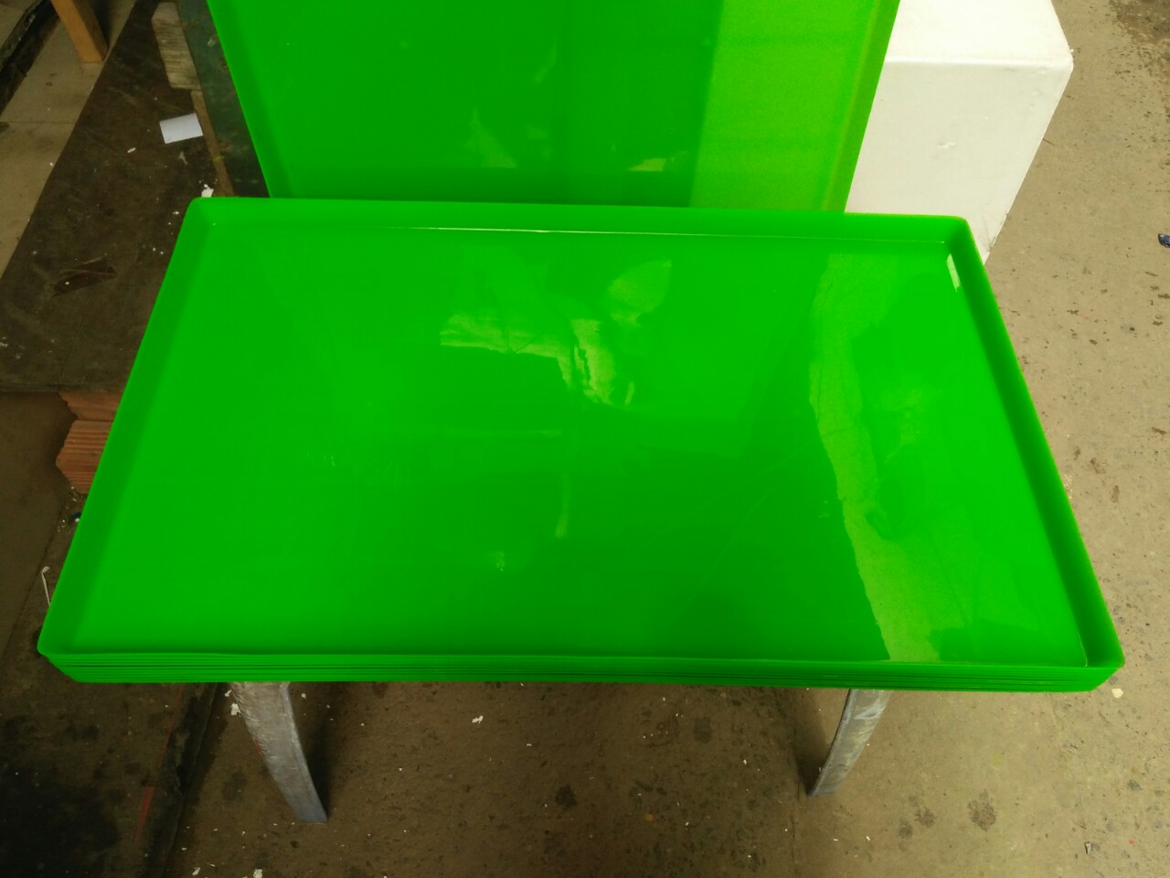 COMBO 2 KHAY NHỰA 80X50 HỨNG PHÂN CHIM, PHÂN GÀ LOẠI DẺO