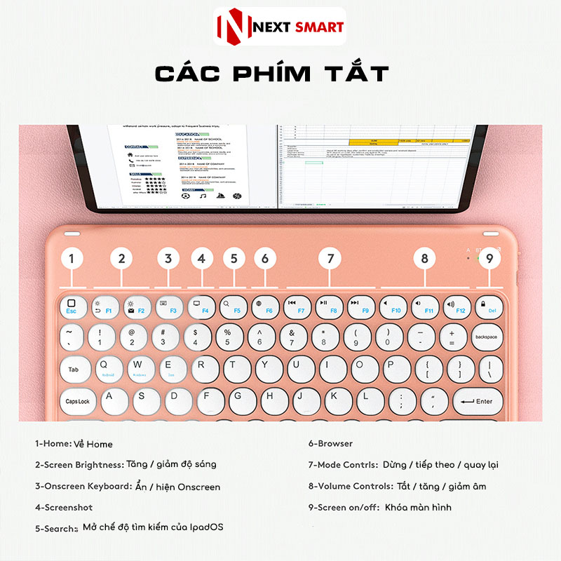 Bàn phím chuột bluetooth