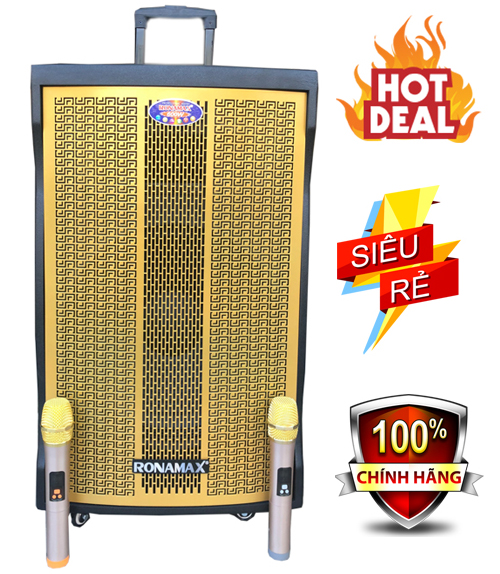 [HCM][Trả góp 0%]Loa kéo Ronamax MT15 (4 Tấc gỗ) - Dòng cao cấp cực hay