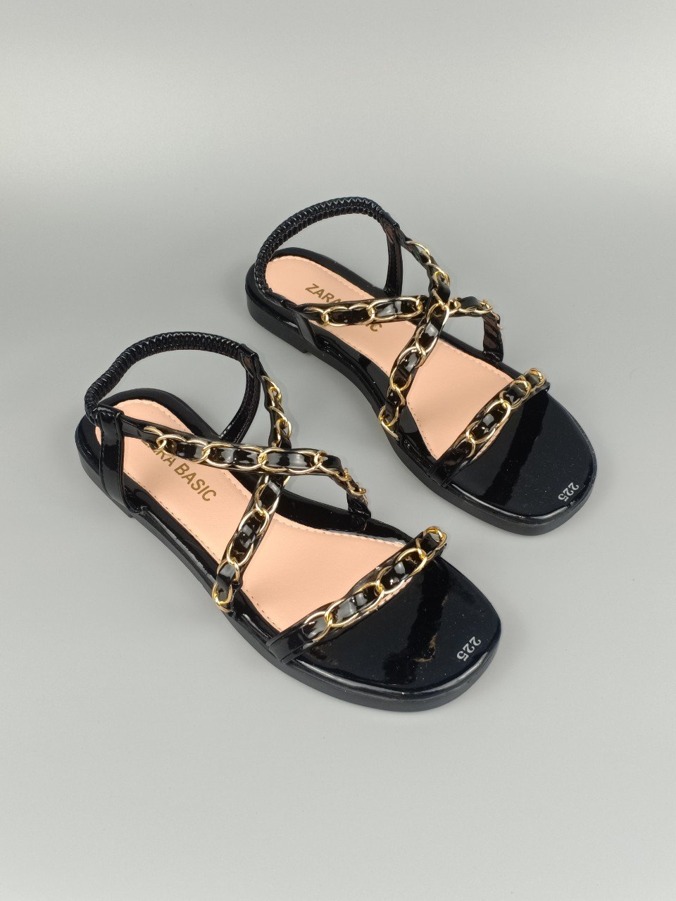 GIÀY SANDAL NỮ ĐẾ BỆT QUAI VIỀN XÍCH