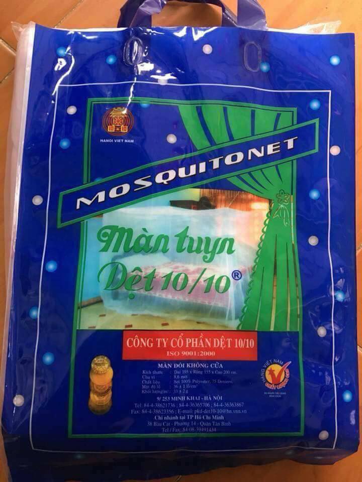 Màn tuyn không cửa chống muỗi - công ty dệt 10/10