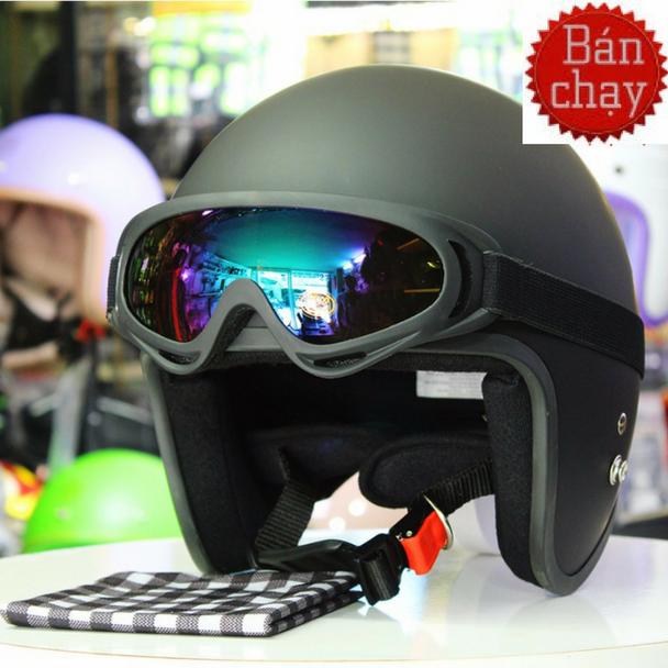 mũ 3/4 phượt đẹp -mũ 3/4 đầu (hàng chuẩn ép nhiệt cực êm)