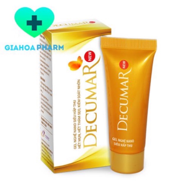 [HCM] (Chính hãng) Gel nghệ nano Decumar hết mụn,thâm sẹo, kiểm soát nhờn [decurmar, dercumar, dercurma, decuma, decurma]