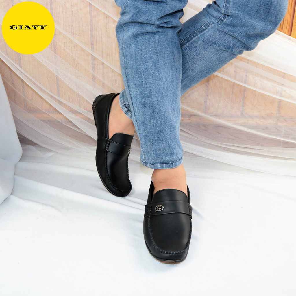 Giày da nam, giày lười da thời trang MX3025 - GIAVY