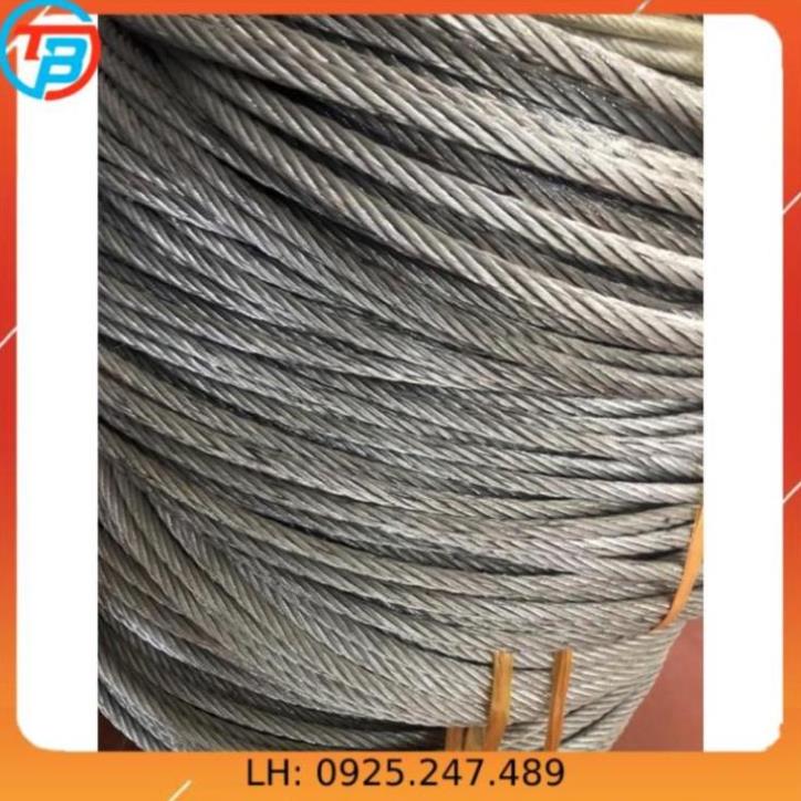 Cáp thép mạ phi 10 mm