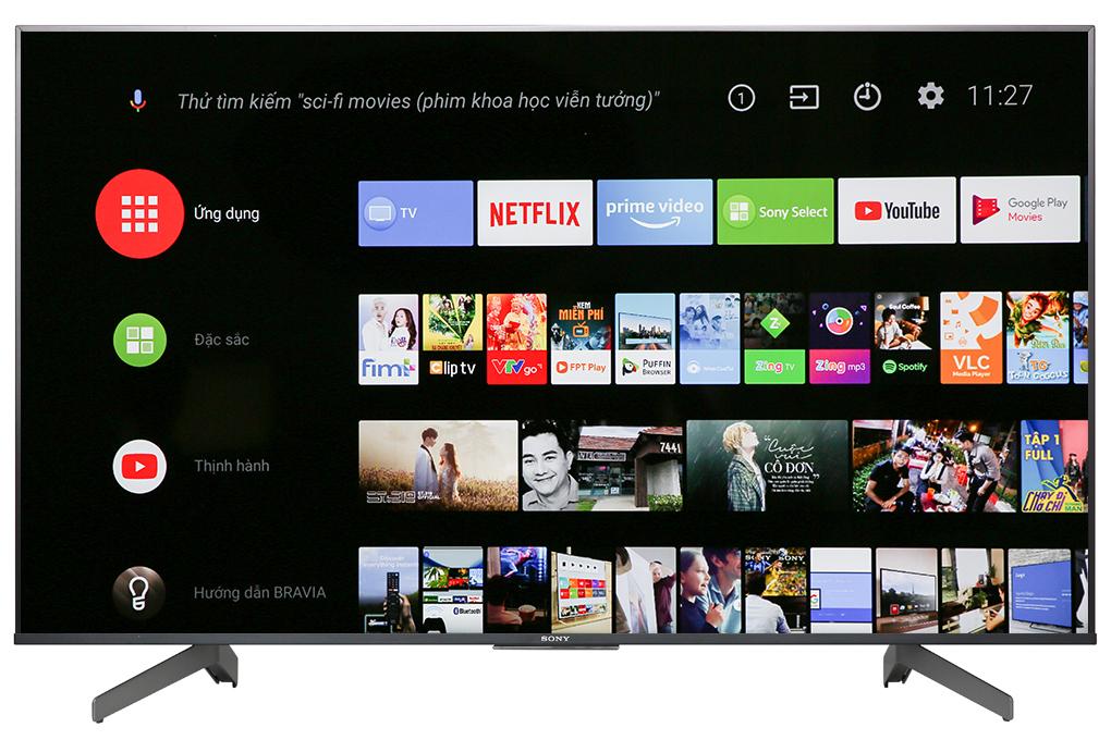 Android Tivi Sony 4K 65 inch KD-65X8500G Mẫu 2019