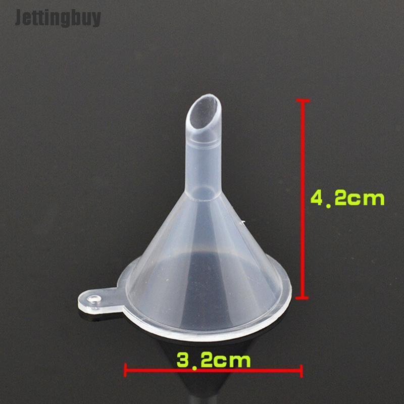 10 Cái Dễ Thương Nhỏ Nhựa Cho Nước Hoa Khuếch Tán Chai Mini Dầu Lỏng Phễu Phòng Thí Nghiệm