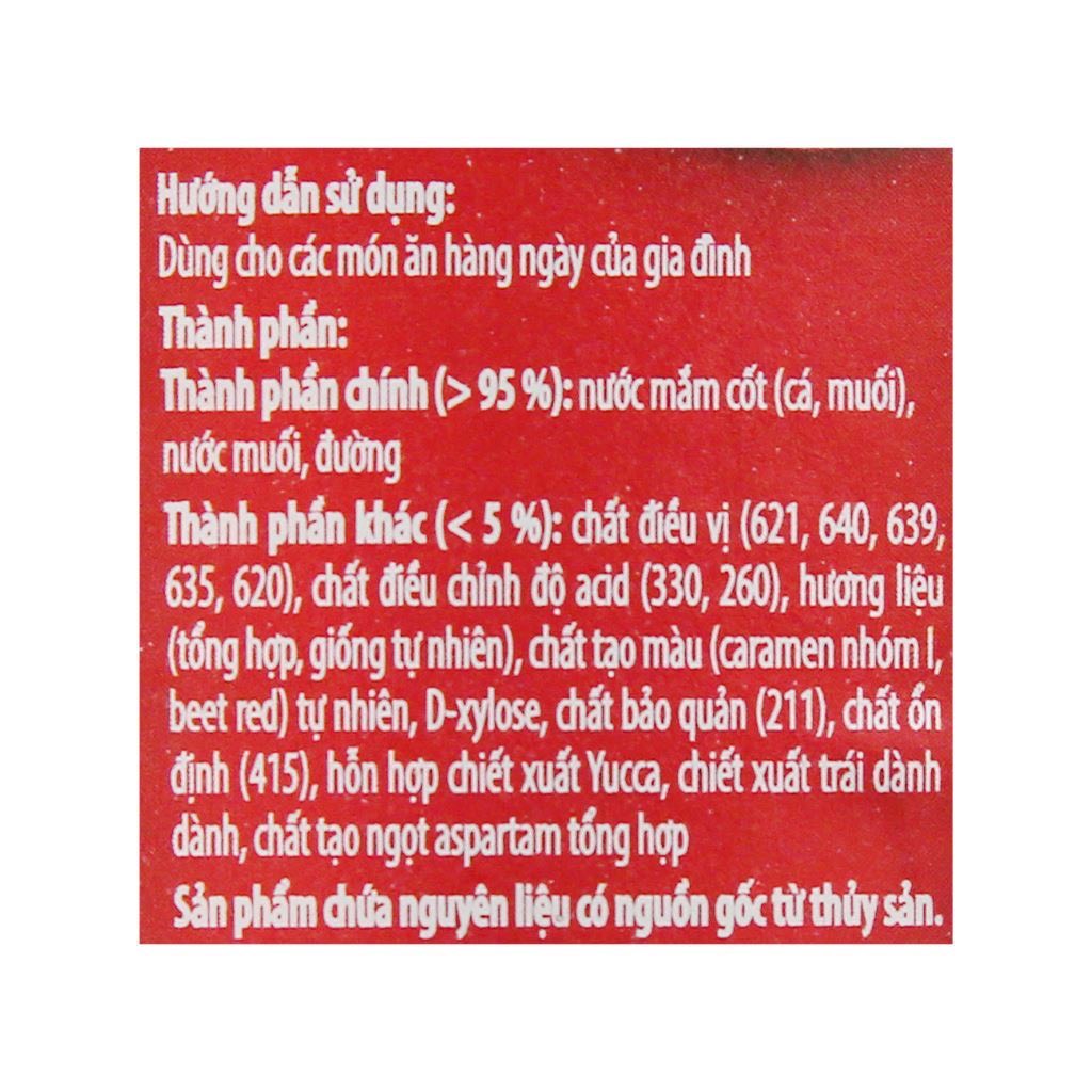 Nước mắm cá cơm Nam Ngư 12 độ đạm chai (500-750ml)