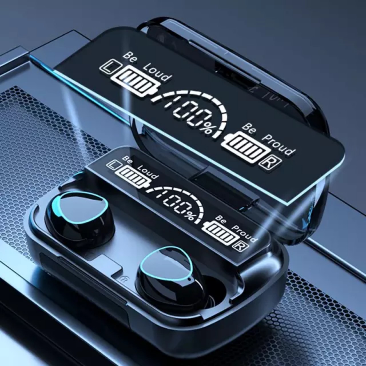 Tai nghe bluetooth 5.1 không dây pin trâu M10 pro điều khiển cảm ứng chống ồn nghe nhạc thể thao tái tạo âm thanh 360 có mic