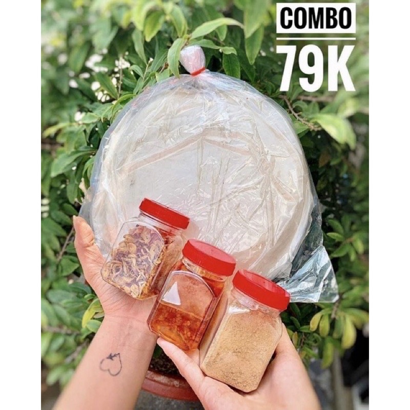 COMBO 500G BÁNH TRÁNG PHƠI SƯƠNG 3 VỊ