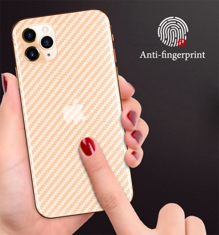 Miếng dán mặt sau vân carbon cho các dòng iPhone