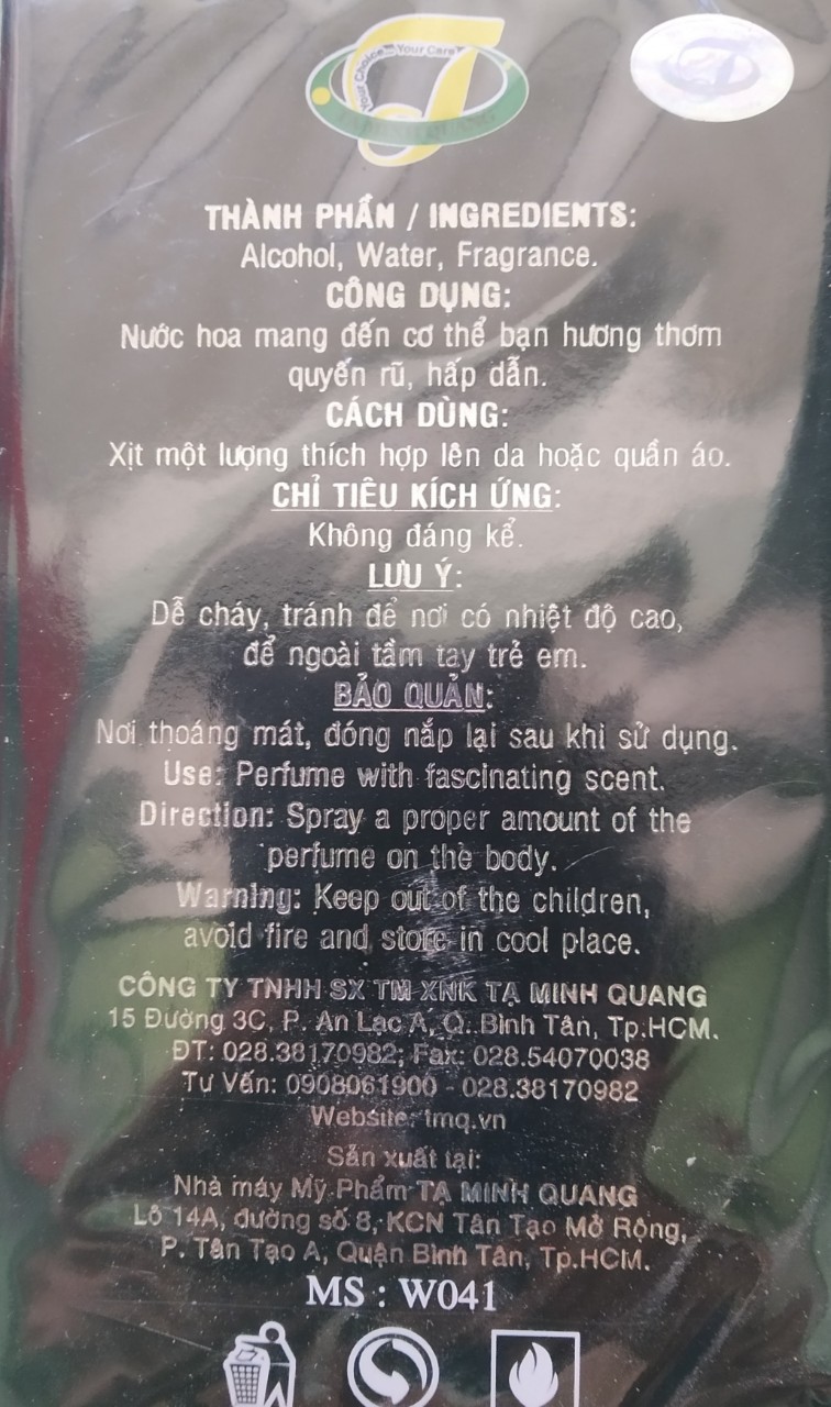 Nước hoa LACONIC chai 120ml