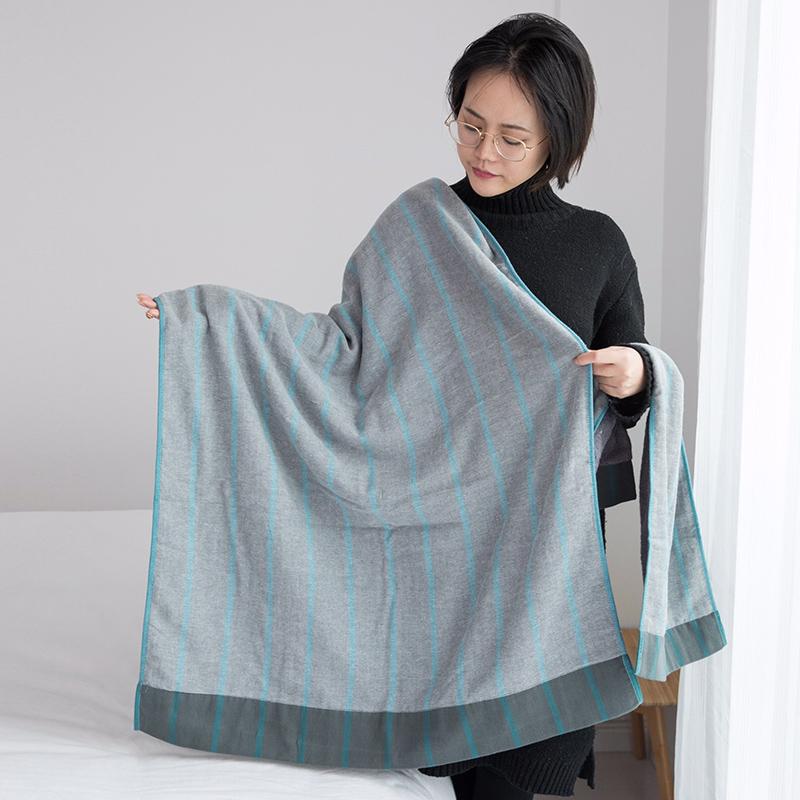 Khăn Tắm 100% Cotton Vải Xô Hai Mặt Khăn Mặt Người Lớn Mềm Mại Hút Nước Của Nam Giới Và Phụ Nữ 100% Cotton Trẻ Em Cỡ Đại Vài Khăn Tắm