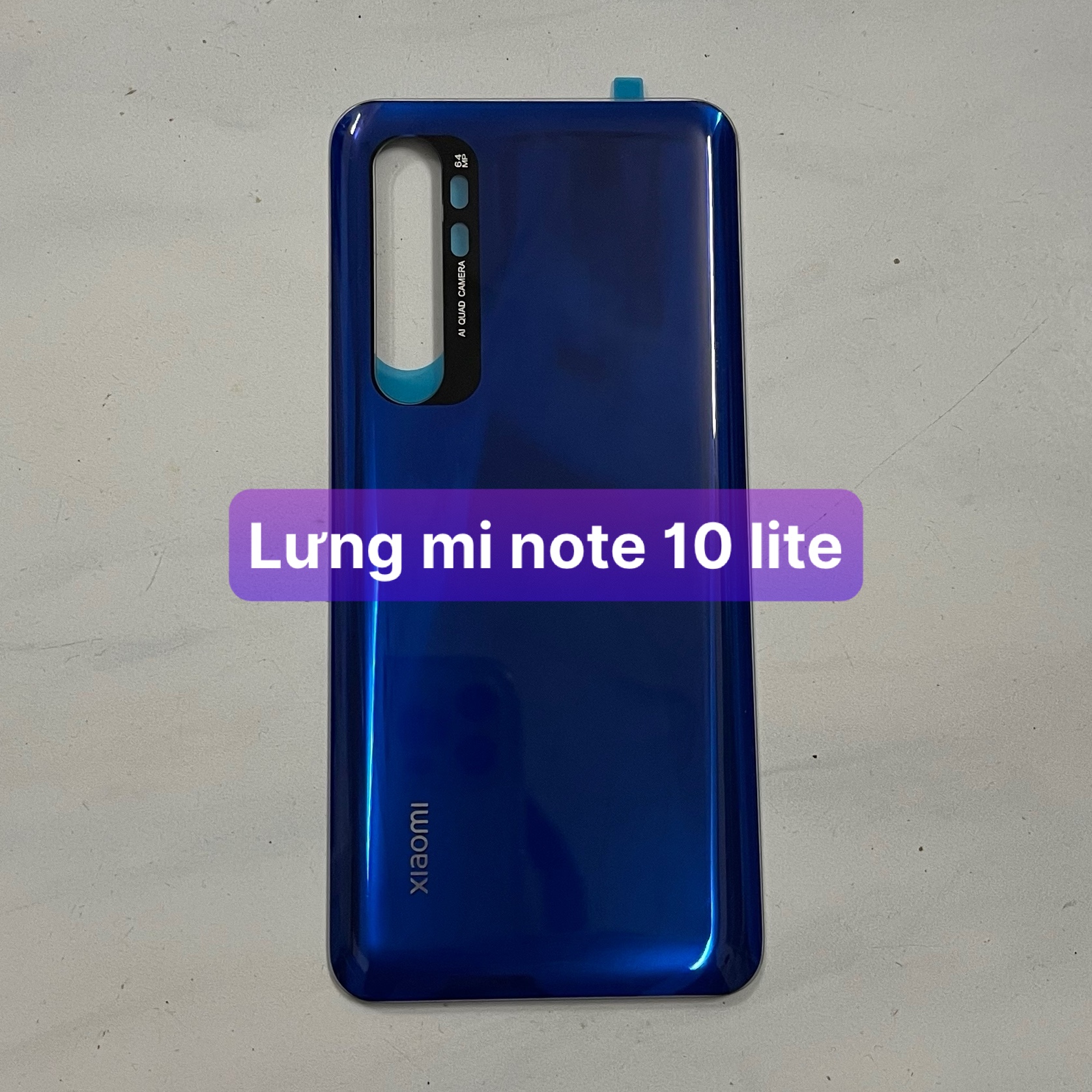 kính lưng xiaomi mi note 10 lite (zin)