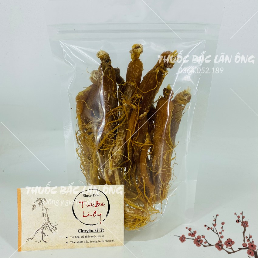 Nhị hồng sâm khô 100g, sâm râu, không tẩm đường, giúp bổ máu, tăng cường sức khoẻ, ngừa ung thư