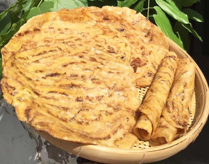 Chuối sứ ép tròn - túi hút chân không 500g - đặc sản cà mau
