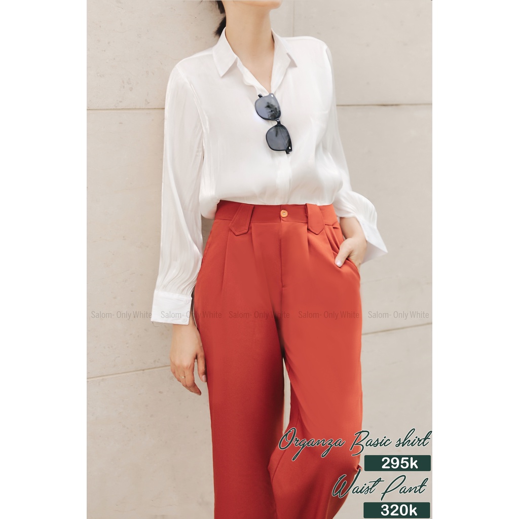 Quần Ống Suông_ Waist Pants