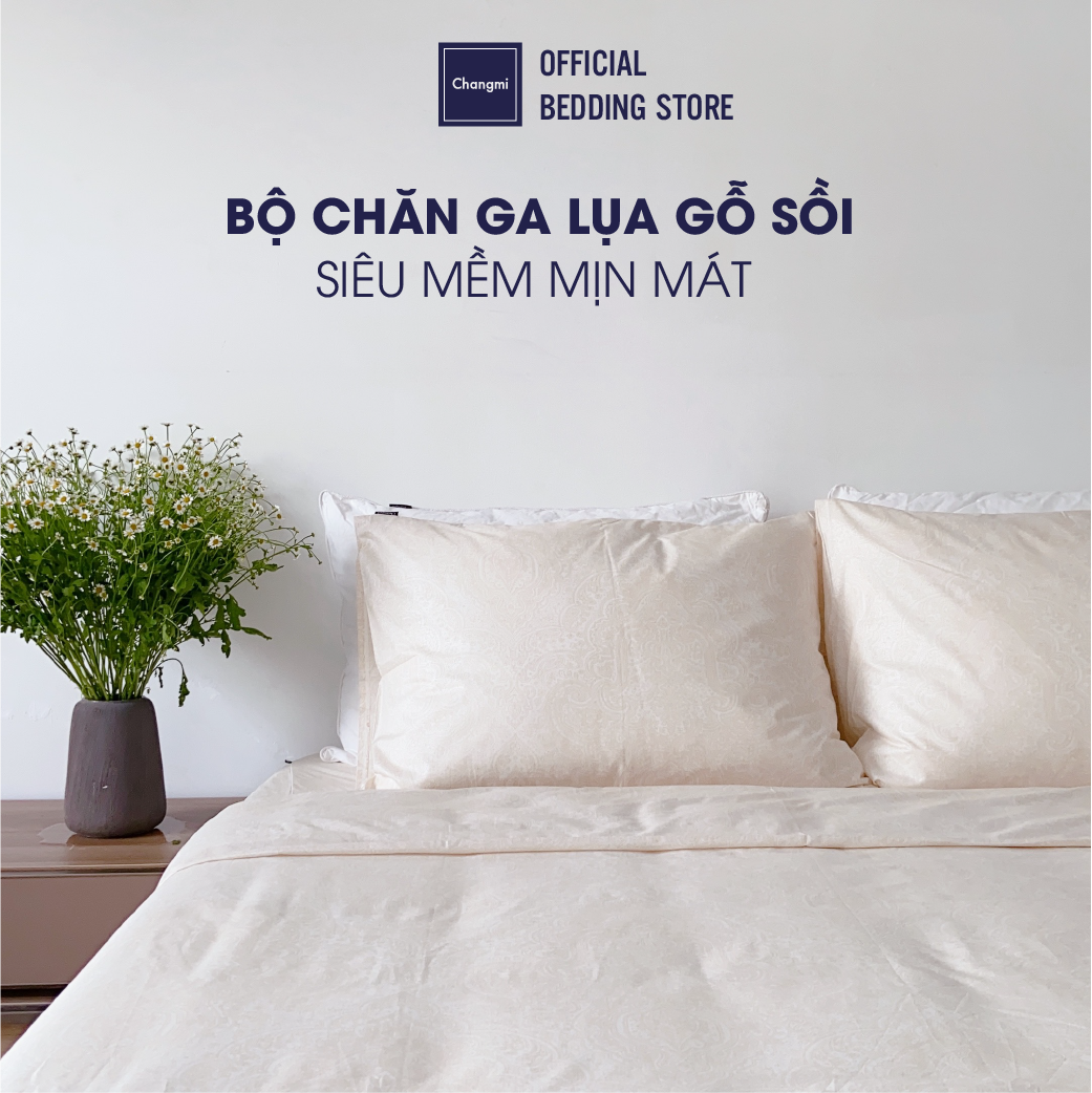 [Nhiều mẫu] Bộ chăn ga Changmi Bedding 100% lụa siêu mềm Micro Modal - 5 món