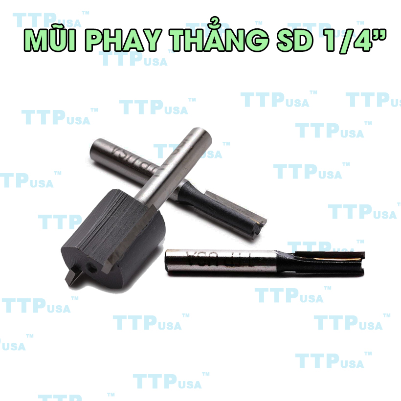 Mũi Phay Thẳng 6.35mm TTPusa