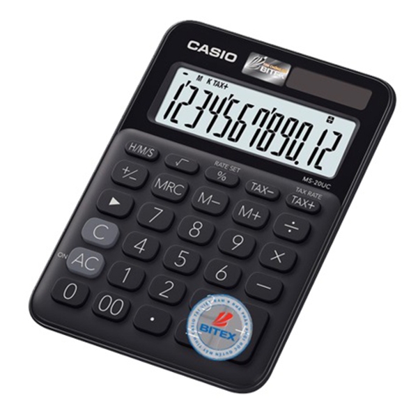 Fahasa - máy tính để bàn casio ms 20uc - bk