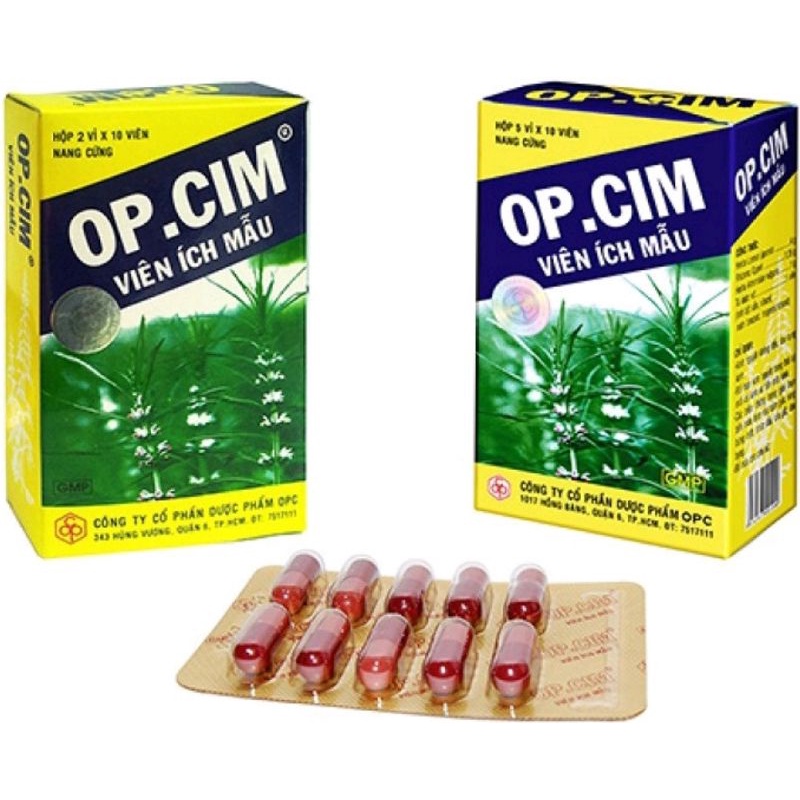 Viên uống cao ích mẫu opc op.cim - hộp 50 viên