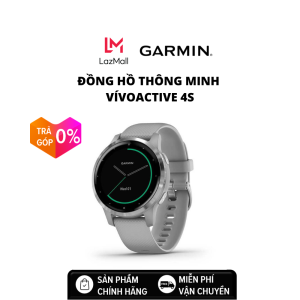 [Trả góp 0%]Đồng hồ thông minh Garmin Vivoactive 4S - Hàng chính hãng - Bảo hành 12 tháng