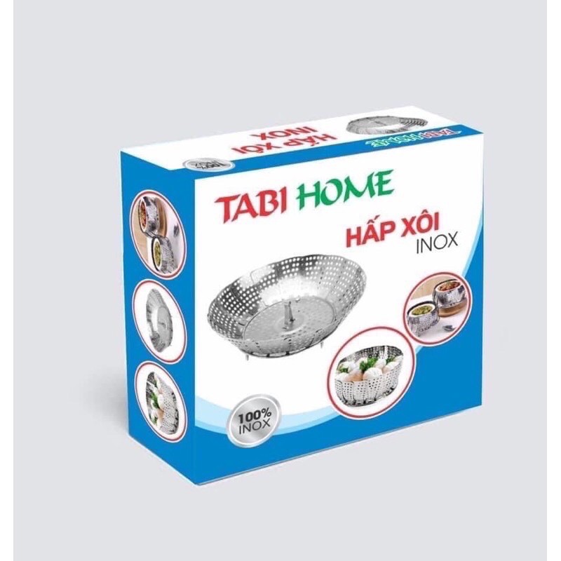 Xửng hấp vỉ hấp inox gấp gọn thông minh cao cấp