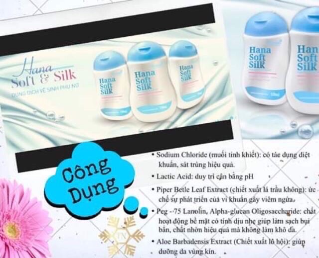 DUNG DỊCH VỆ SINH HANA YUKI ( chính hãng )