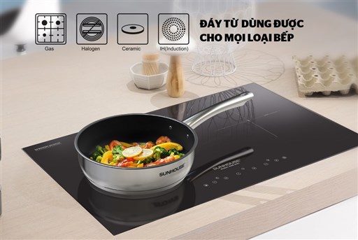 CHẢO INOX 5 ĐÁY SUNHOUSE IN20M2