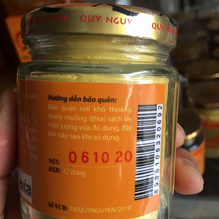 Tinh Bột Nghệ Vàng Quy Nguyên 100gram