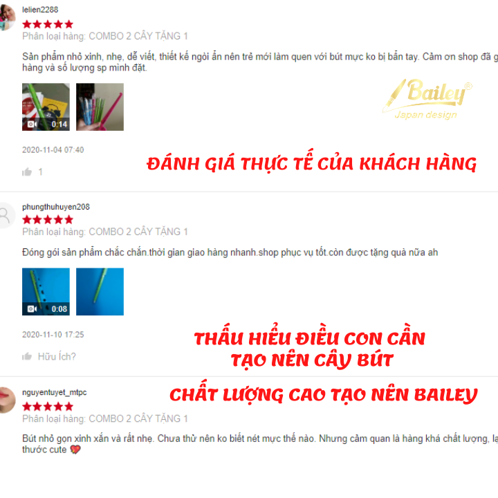Ngòi bút máy Bailey 07 trơn