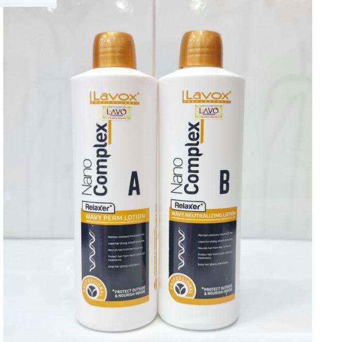 UỐN SIÊU SÓNG ( Uốn setting ) Lavox NANO COMPLEX 500ml / cặp