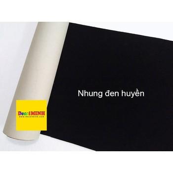Decal nhung đỏ | decal nhung đen dán hộp quà