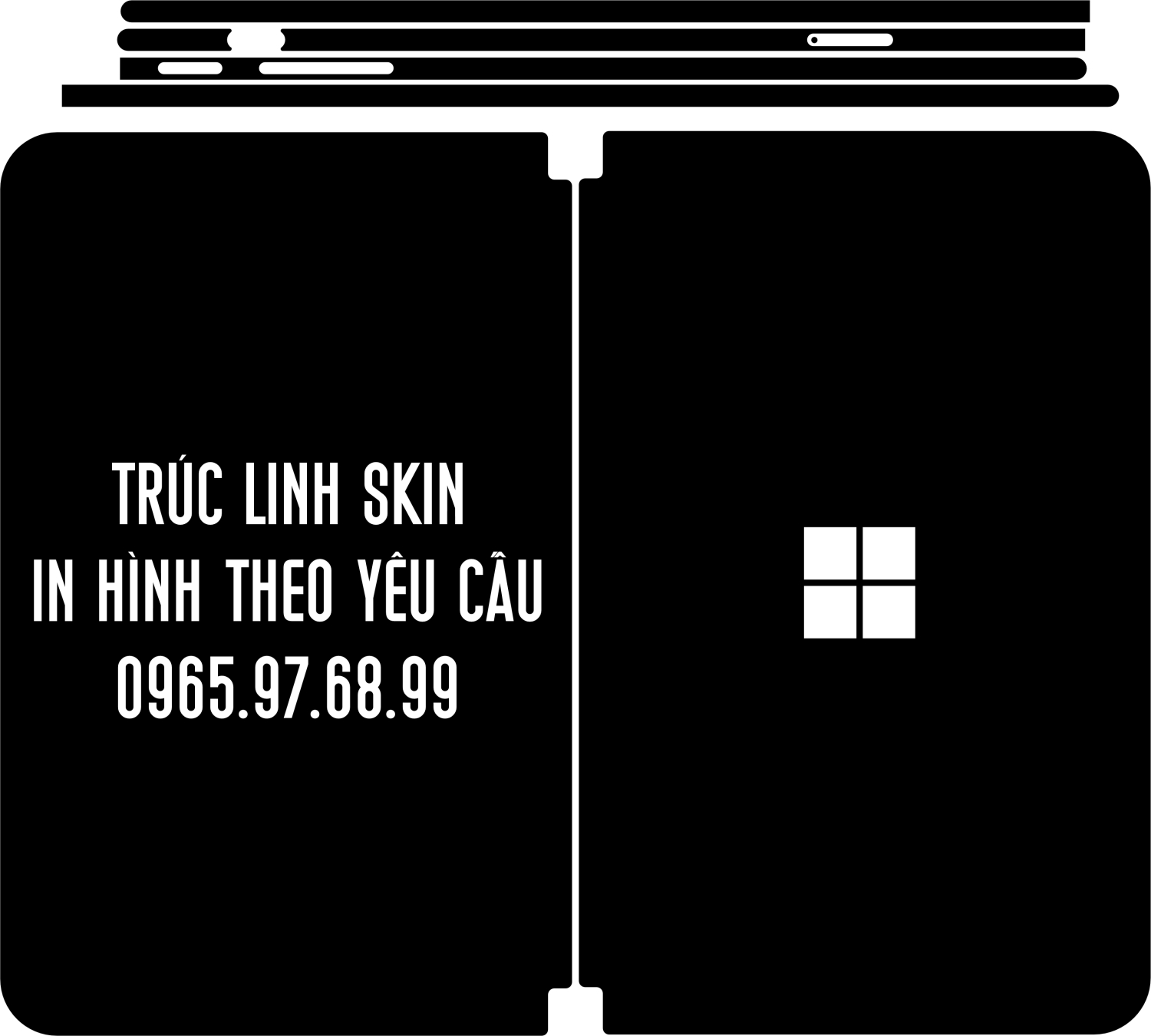 Skin decal dán Surface Duo mẫu Gratitude