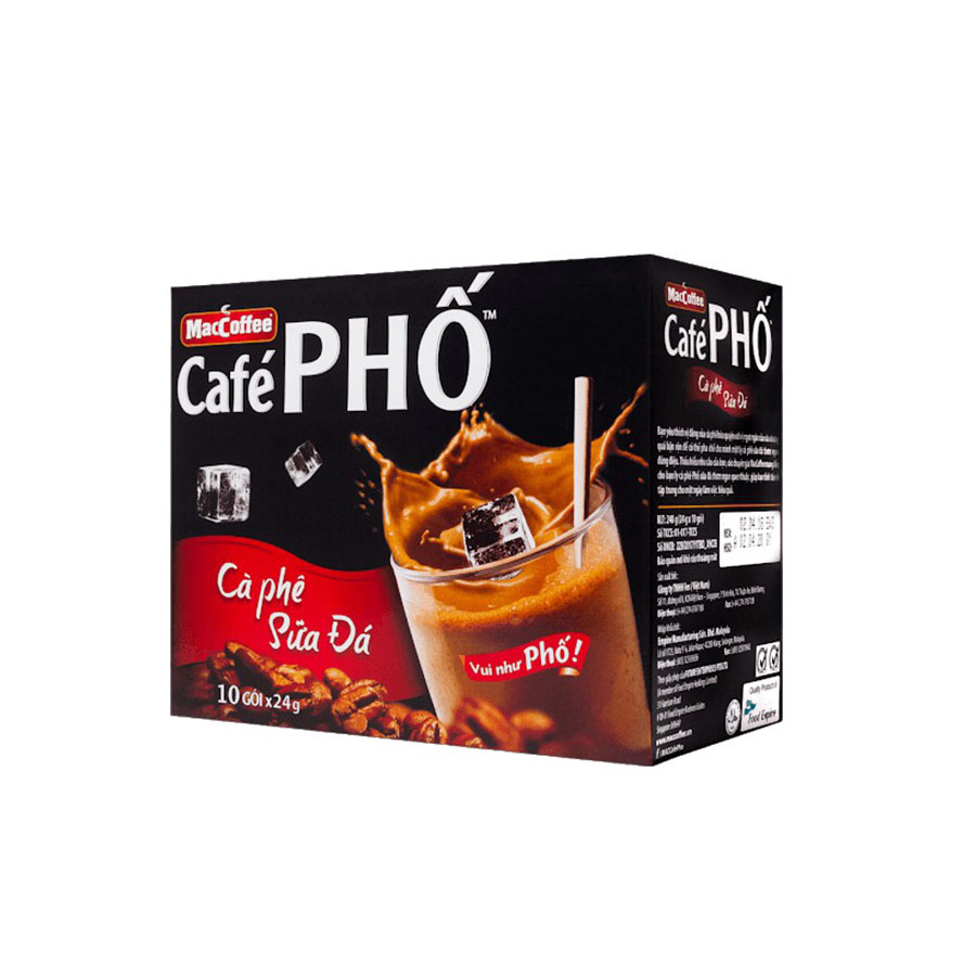 Cafe Phố Hộp 10 gói x 24gr