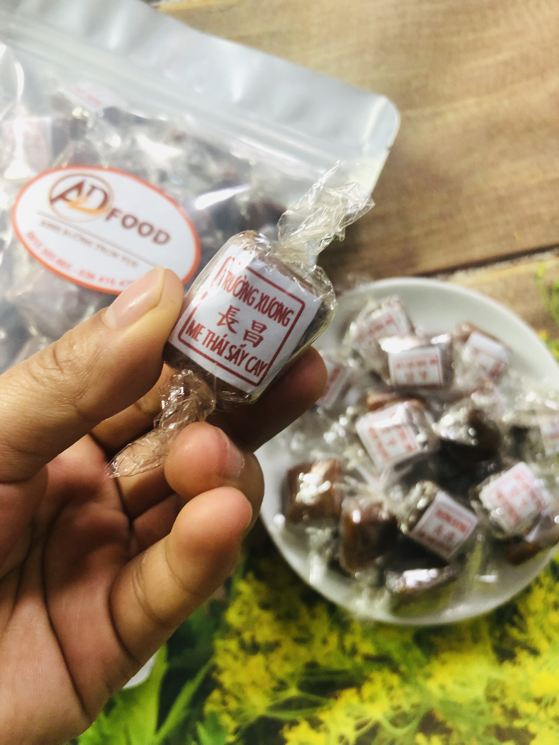 100g kẹo me thái sấy cay