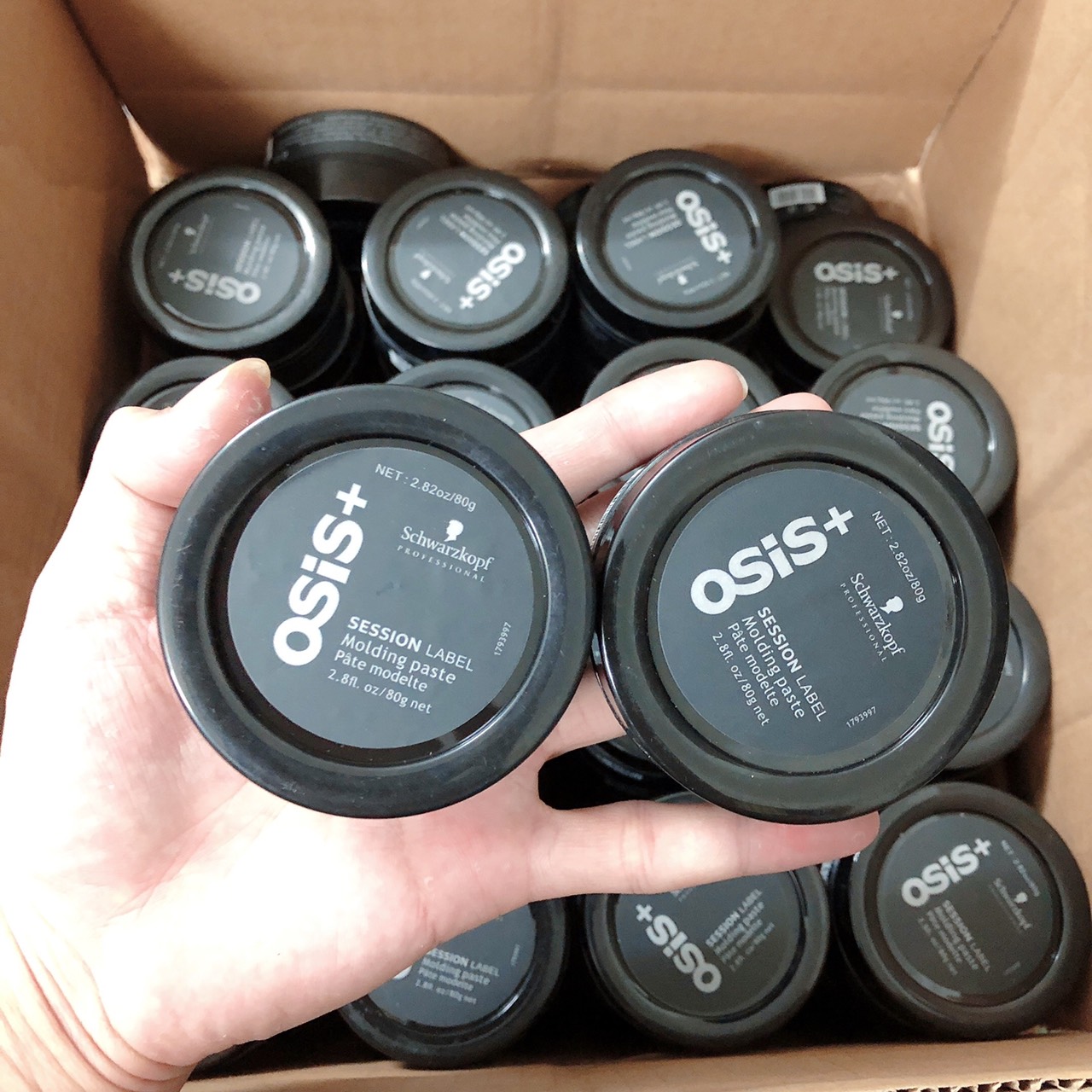 Sáp Vuốt Tóc Nam Tạo Kiểu OSIS+ Đen