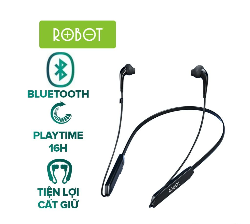 Tai nghe bluetooth robot spirit n30 sport style chính hãng