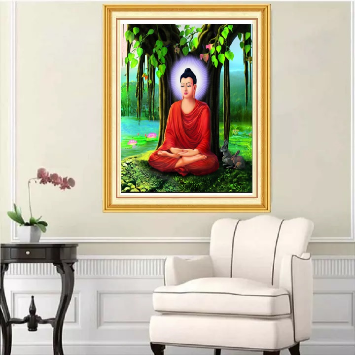 Tranh đính đá Phật Thích Ca