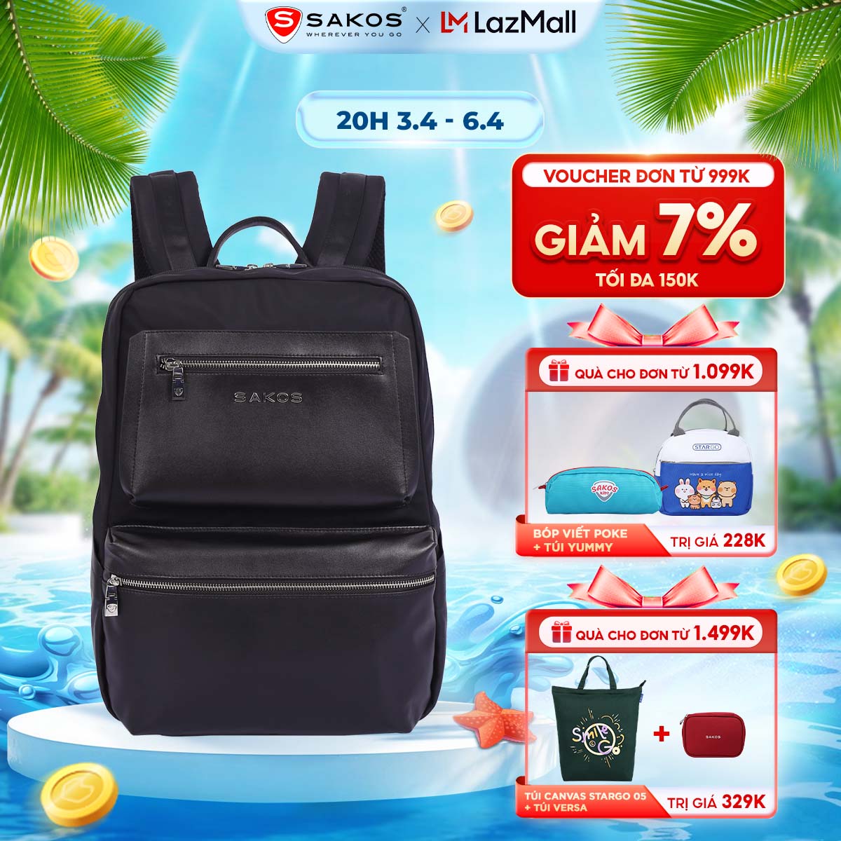 Balo thời trang cao cấp SAKOS MAXIM