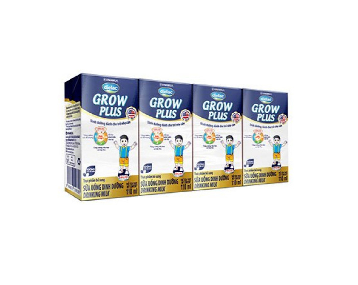 Combo 48 Sữa Bột Pha Sẵn Dielac Grow Plus (Xanh) 110ml