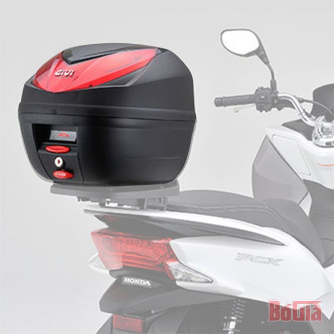[HCM]Thùng sau xe máy GIVI E250N - Tặng kèm đế