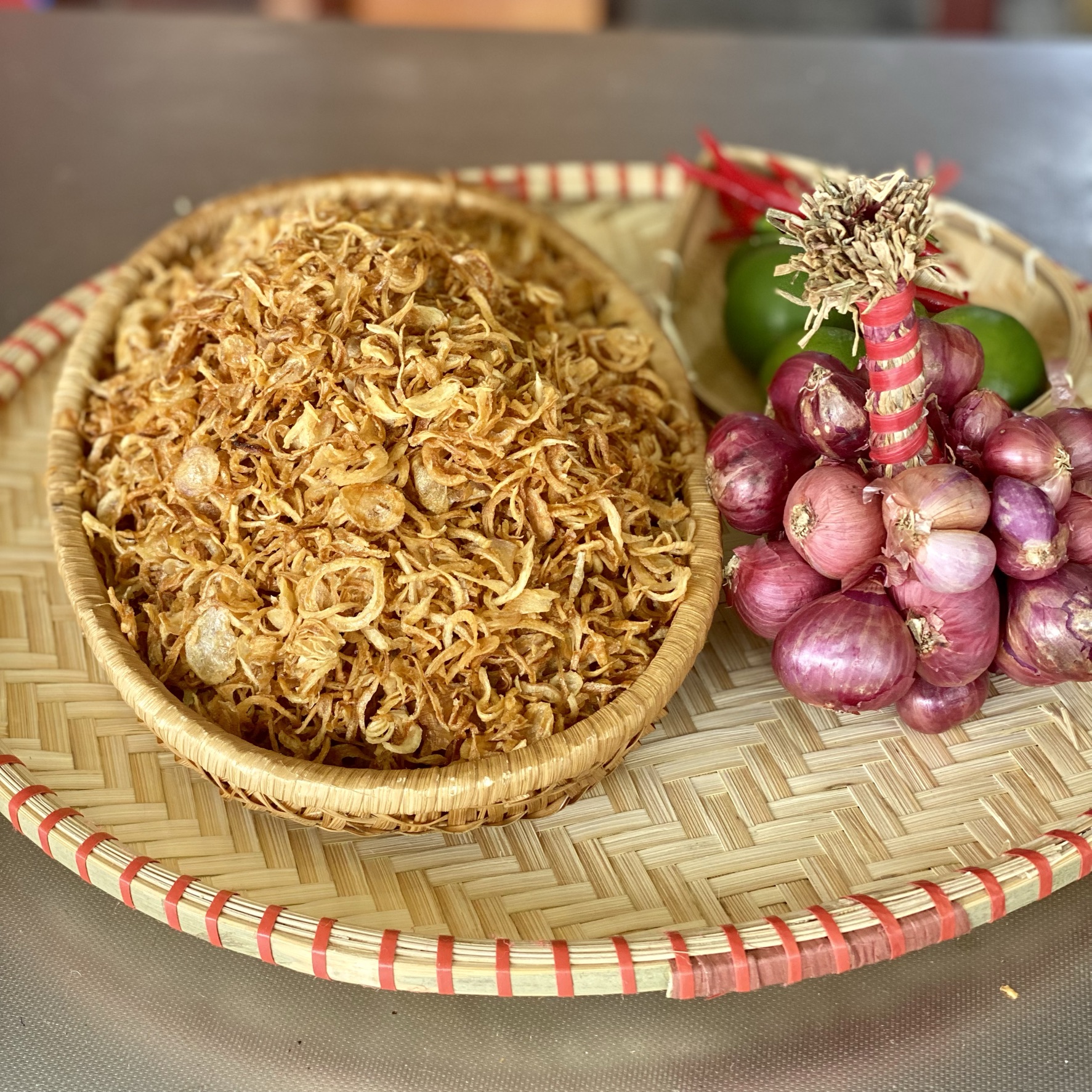 Hành Phi Sạch Ông Bốn - Thơm, Giòn, Nguyên Chất 100%( 100g)