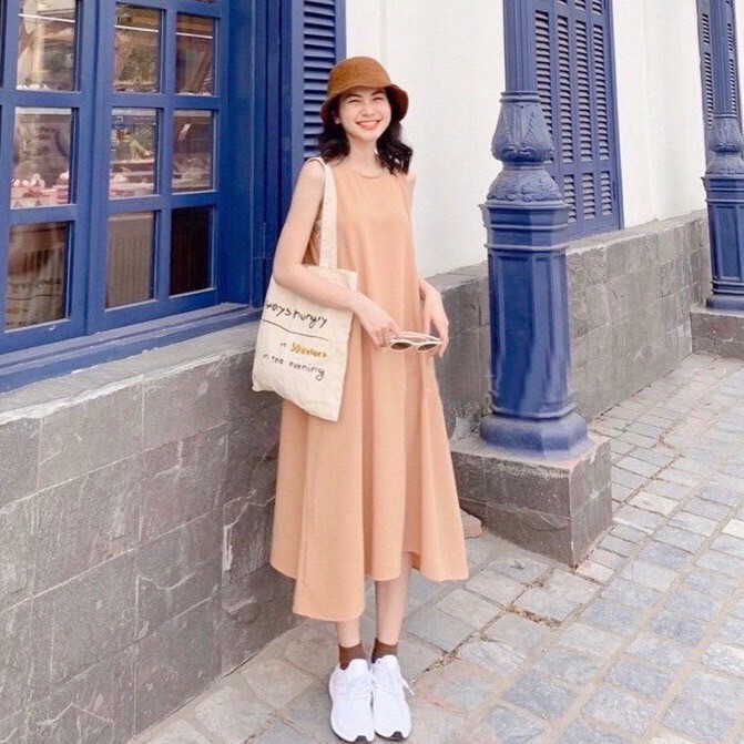 Đầm suông 2 màu