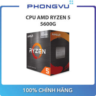 CPU AMD Ryzen 5 5600G 6C 12T, 3.9 GHz - 4.4 GHz, 3MB - AM4 - Bảo hành 36 thumbnail