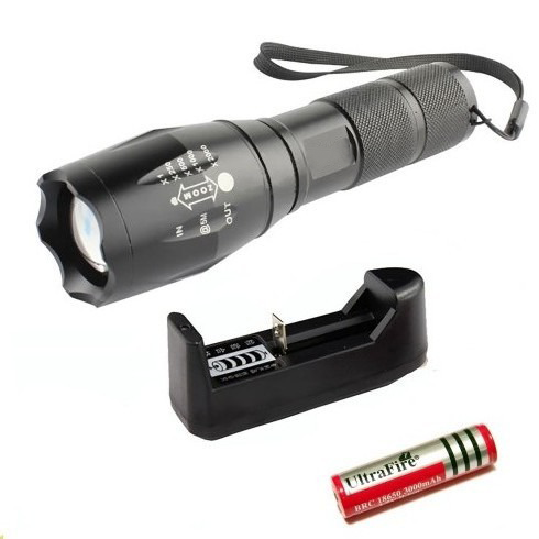 Đèn Pin Cầm Tay Police Siêu Sáng  Cree Q5 T6 Siêu Sáng Cao Cấp Hợp Kim Chống Nước 5 chế độ